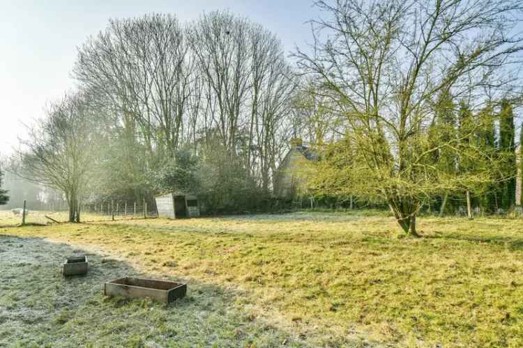 Kopen van bouwgrond met prachtig landelijk zicht