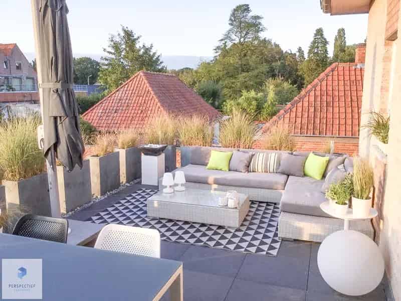 Appartement te koop Ruddervoorde 2 slaapkamers groot terras