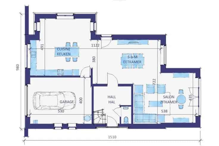 Villa 4 Gevels PEB A+ Sleutel Op De Deur