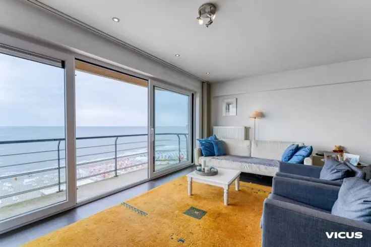 Te koop prachtig appartement met zeezicht op de zeedijk van Blankenberge