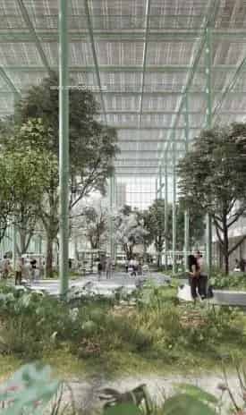 Kantoren te Huur Brussel Noord - 981m² - Nieuw Project