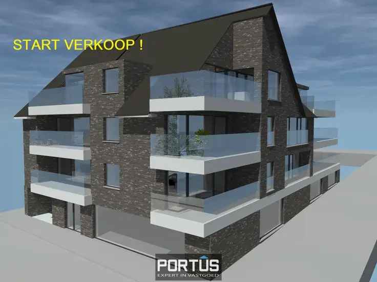 Appartement te koop met 1 slaapkamer en zonneterras in Nieuwpoort-Stad