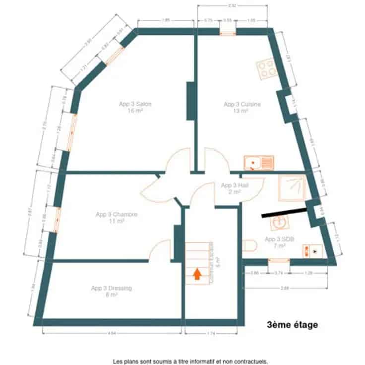 Appartement 2 Chambres Bressoux PEB B  Investissement Locatif