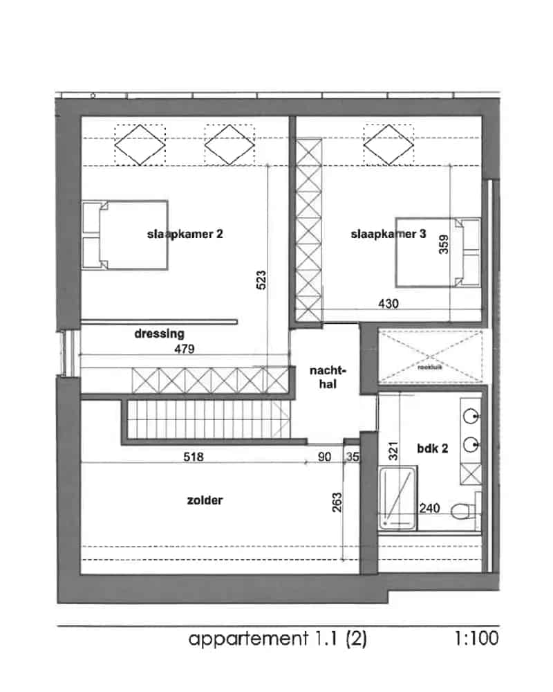 Duplex 3 Slaapkamers te Koop Bunsbeek