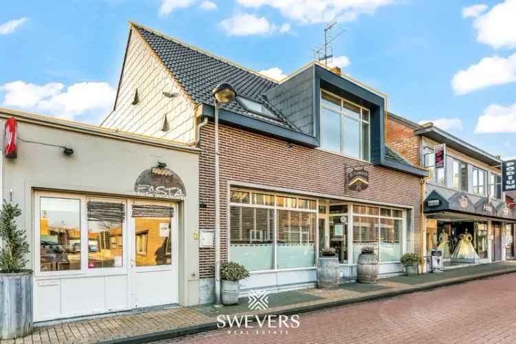 Restaurant buy company real estate met stijlvol appartement in centrum