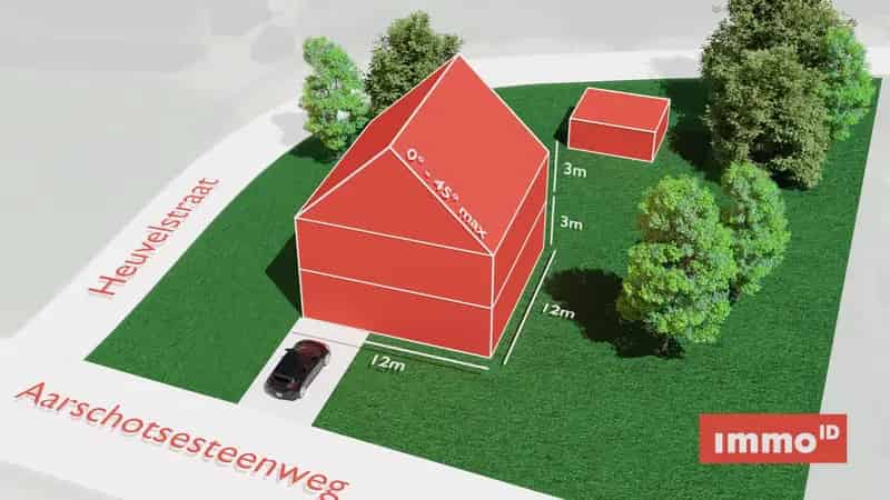 Bouwgrond Betekom 824m²  Open Bebouwing