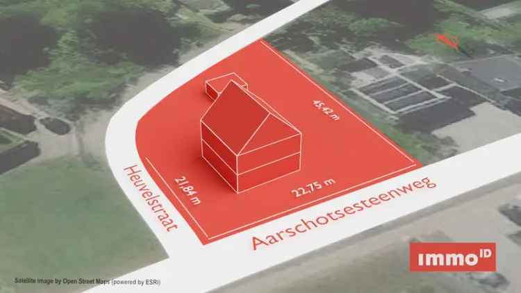 Bouwgrond kopen in Betekom met Zuid-West gerichte tuin