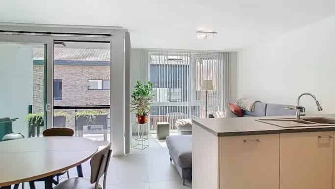 Appartement te huur Melsele 2 slaapkamers zuiders terras