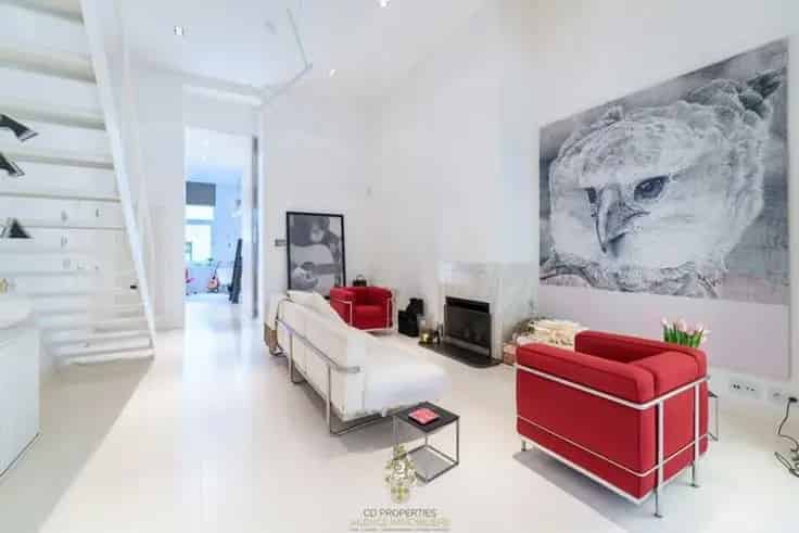 Duplex Appartement Brussel Zavel Louiza 3 slaapkamers Tuin