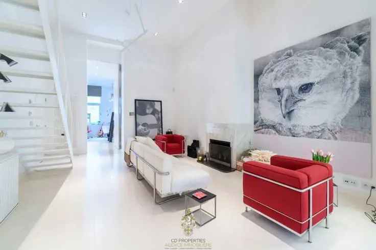 Duplex Appartement Brussel Zavel Louiza 3 slaapkamers Tuin