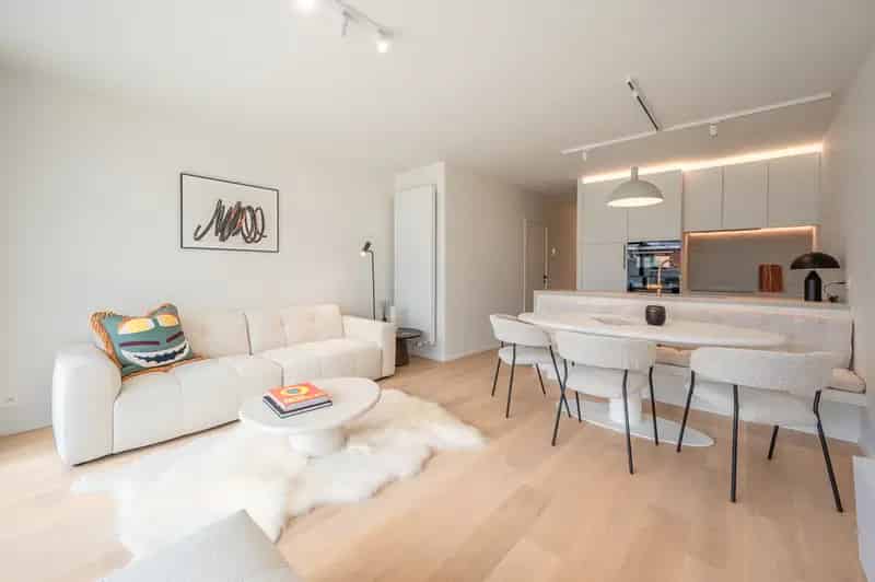 Appartement te huur Zoute: Stijlvol gemeubileerd 3 slaapkamers, zonneterras