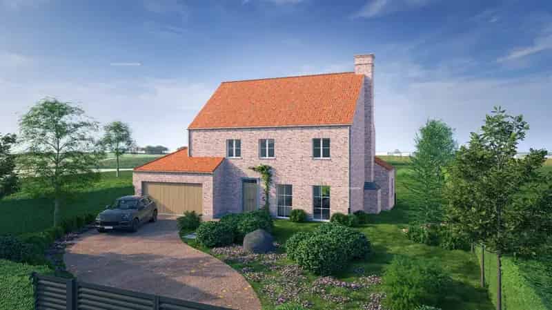 Nieuwbouw Bouwgrond Kooigem: Luxe Villa met Vergezichten
