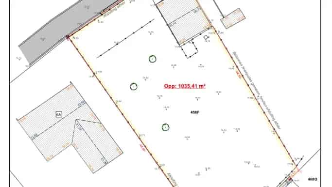 Bouwgrond te koop Bovekerke Koekelare 1035m² Zuidgericht