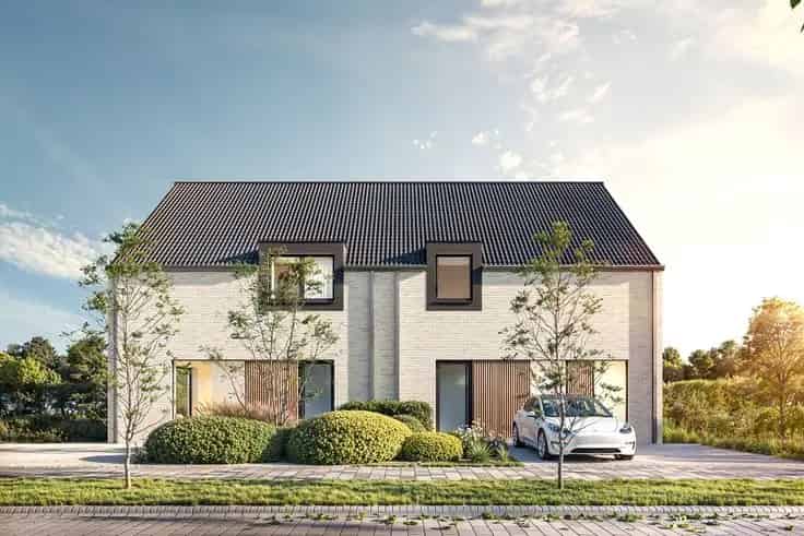 Nieuwbouw Woningen Gistel Molenweg 3 Slaapkamers Tuin Energiezuinig