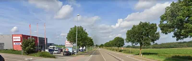 Moderne Baanwinkel Naast Action