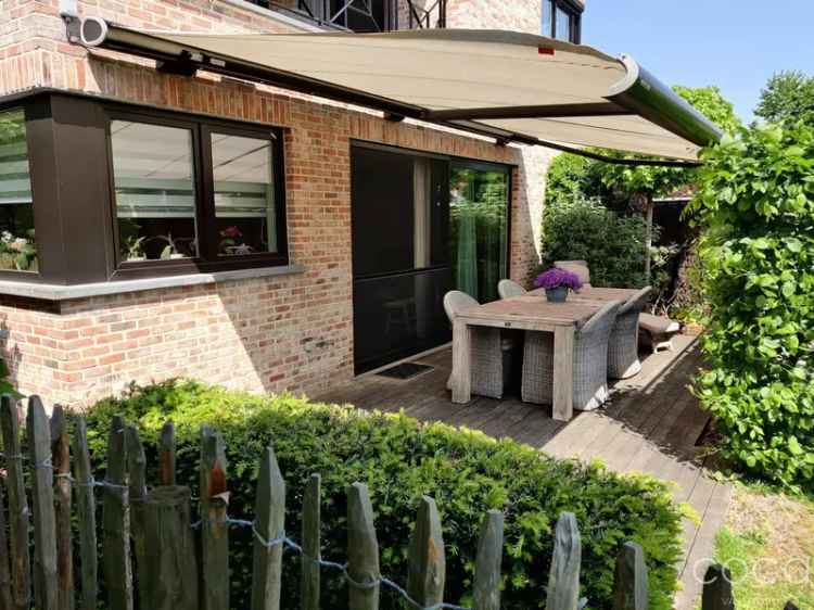 Gelijkvloers appartement te huur met tuin en garage