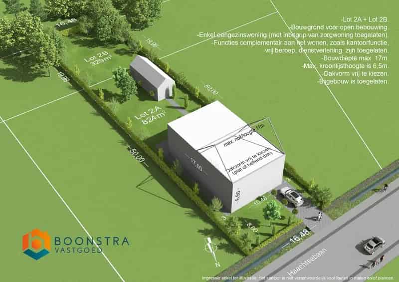 Bouwgrond te koop Putte 1153m2 open bebouwing