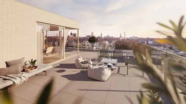 Nieuwbouw Penthouse Gent Oude Dokken 100m2 Terrassen