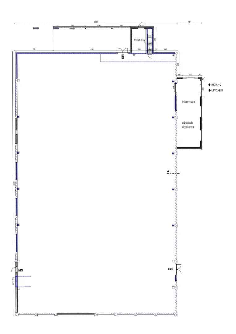 Handelsruimte 1600m² Toplocatie