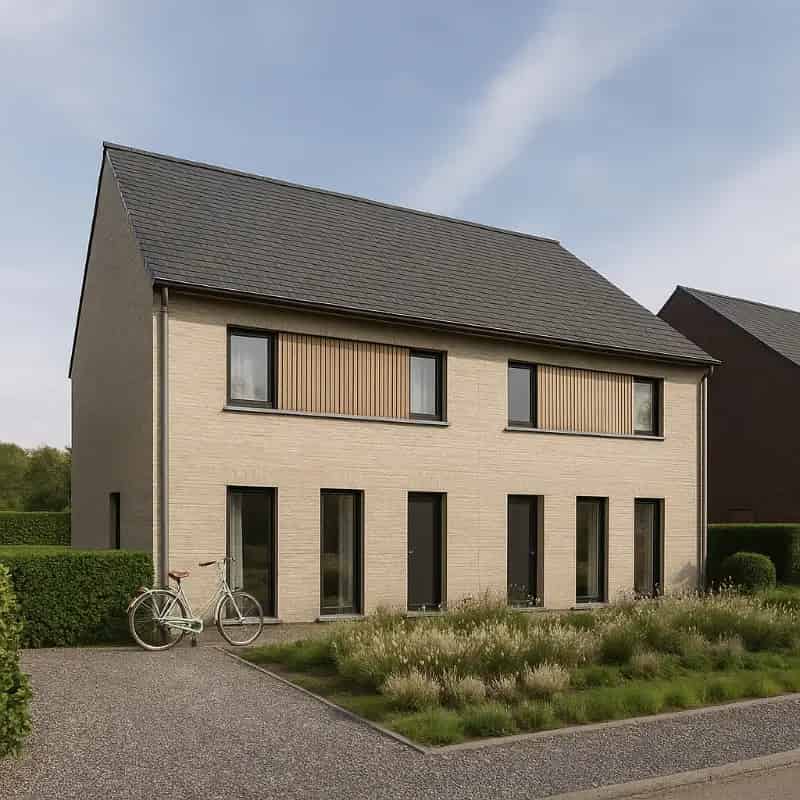 Nieuwbouw Halfopen Woning met Domotica en Warmtepomp