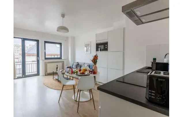 Huur 1 slaapkamer appartement van 54 m² in Brussels