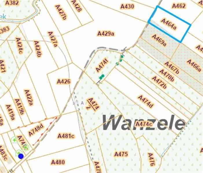Landbouwgrond te Koop Wanzele 2220m2