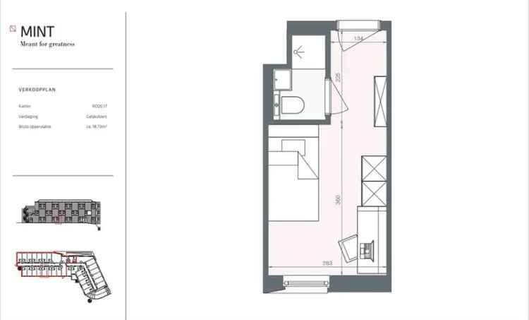 Huur studentenkamer met sanitair in MINT