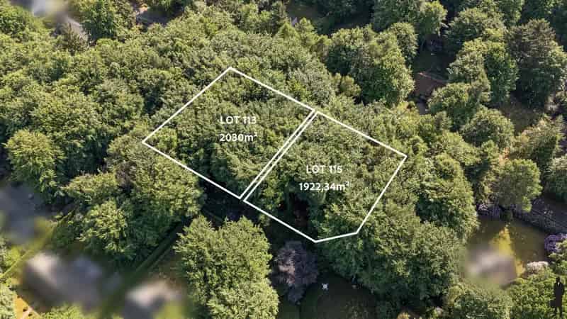 Villaperceel 2030m² Nabij Heide