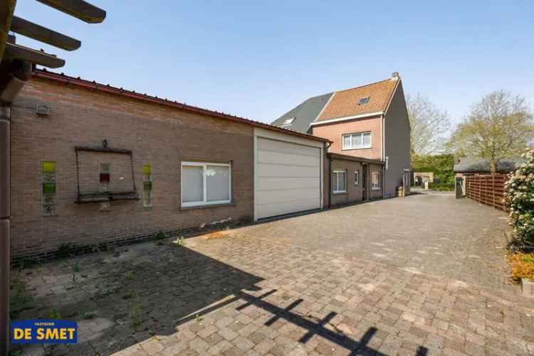 Te renoveren HOB met magazijn en zuidtuin