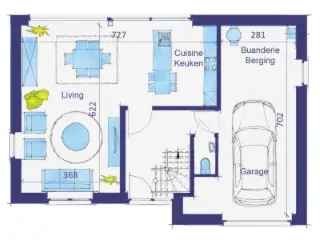 Huis te koop Hornu - Villa PEB A+ - Energiezuinige nieuwbouw