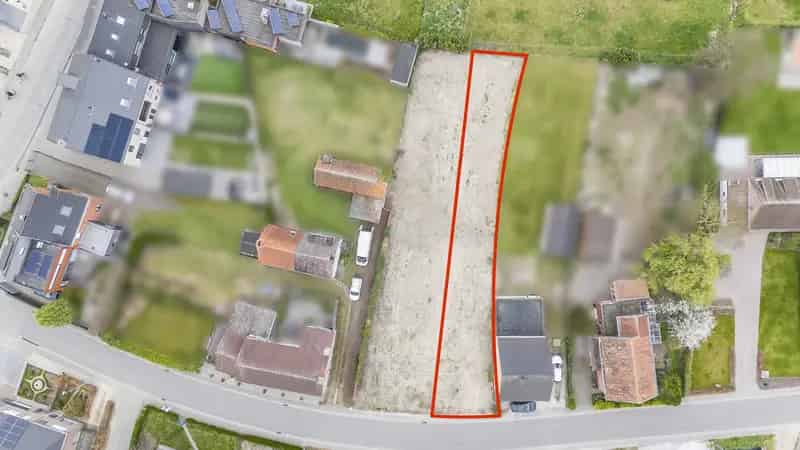 Bouwgrond te Huur Moerzeke Hamme 503m2 Gesloten Bebouwing