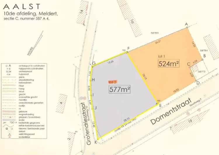 Bouwgrond te koop: Rustige ligging, 577m², open bebouwing