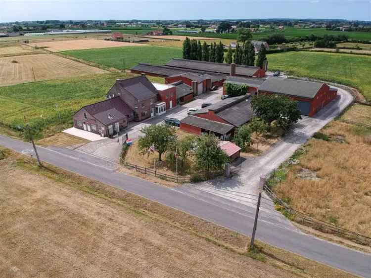 Huis te huur Lichtervelde: Bloeiende B&B met 9 kamers en bijgebouwen