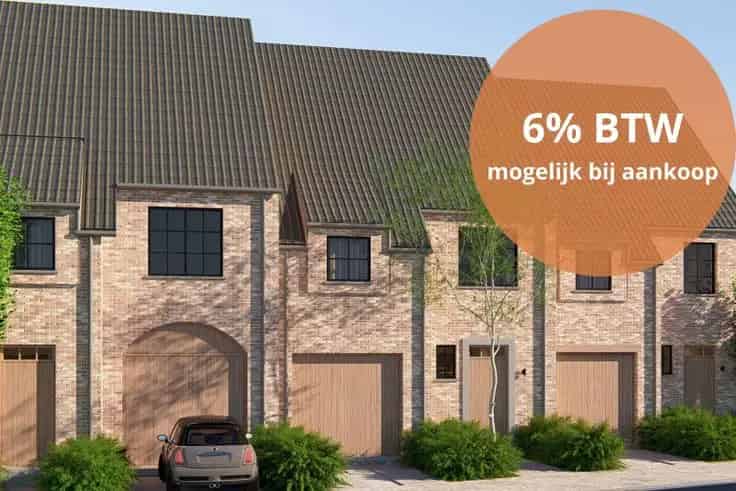Nieuwbouw Woningen Bornem Centrum Zuidgerichte Tuin