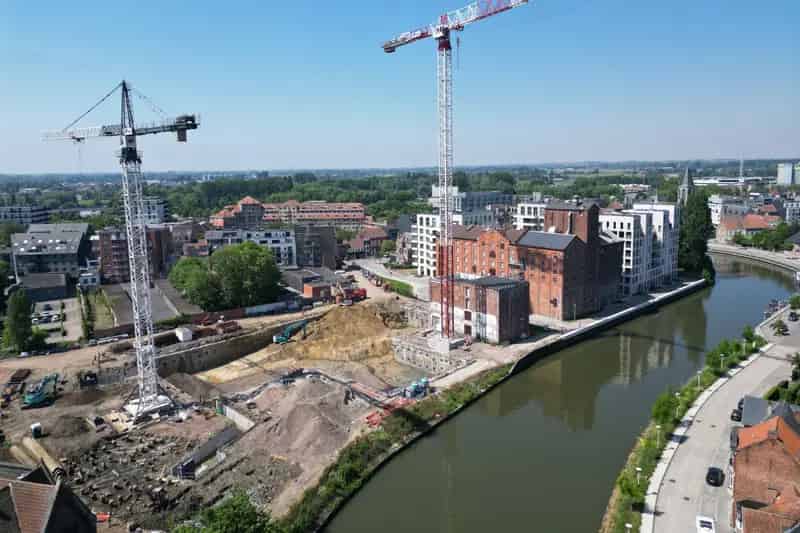 Appartement te huur Deinze - 2 slaapkamers - Leiezicht