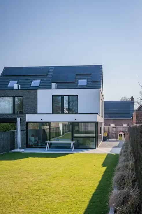 Nieuwbouw woning Bornem Centrum  Warmtepomp Zonnepanelen Garage