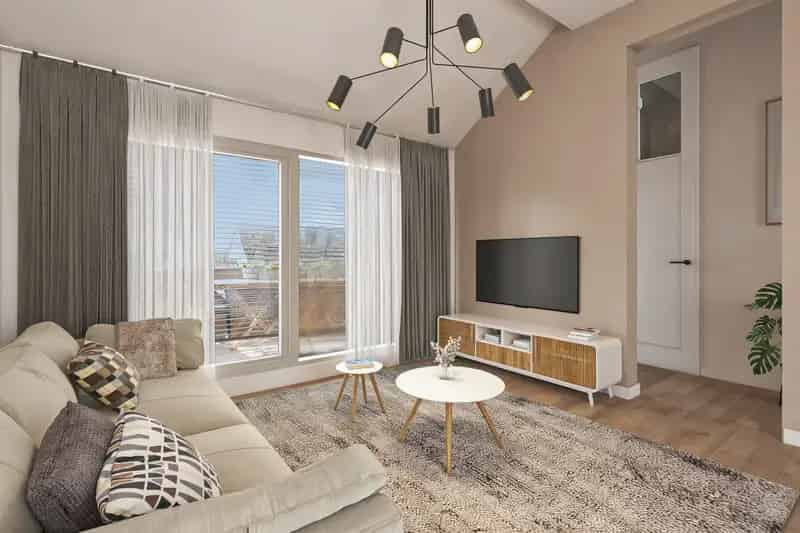 Dakappartement te koop 2 slaapkamers terras parking Heilig Hartwijk