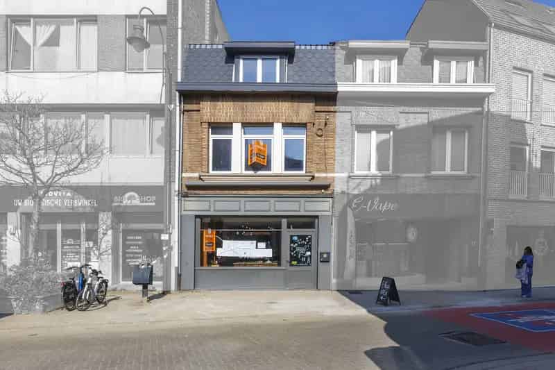 Handelspand met Woning te Koop Aarschot Centrum