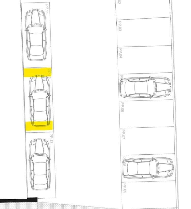 Te koop openlucht parkeerplaats in Wieze met buitenstaanplaatsen