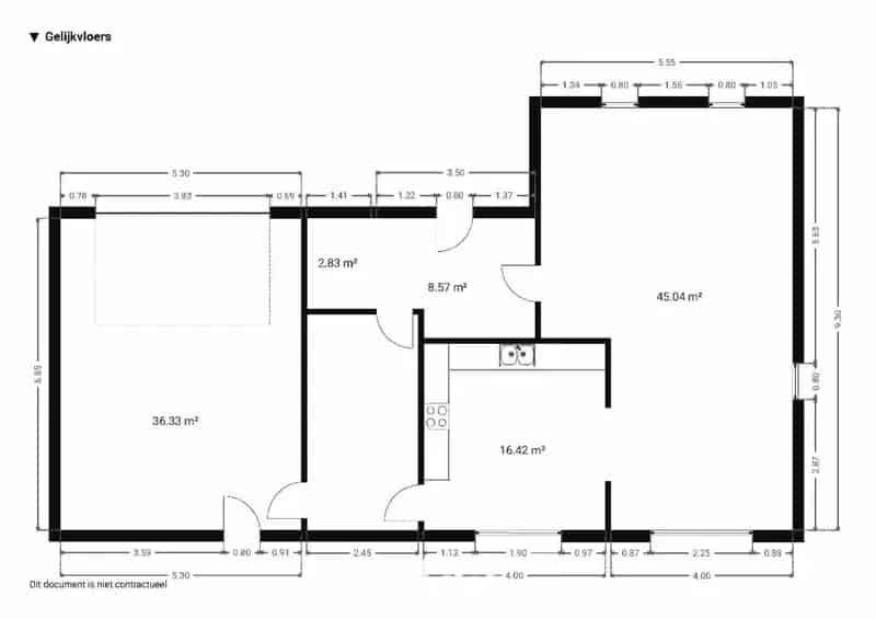 Moderne Instapklare Woning 1278m² 3 slaapkamers
