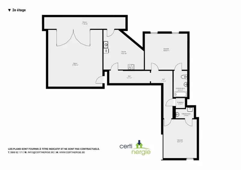 Appartement 3 slaapkamers Calabriëlaan