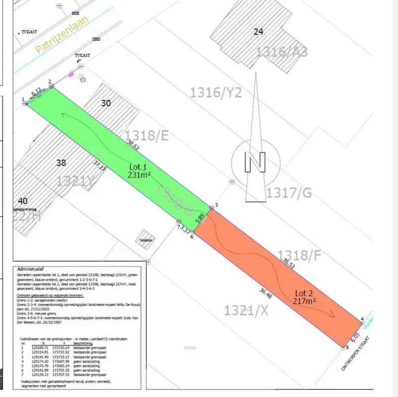 Bouwgrond Denderleeuw 448m² Rustig Gelegen