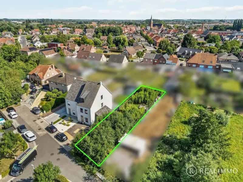 Zuidgerichte bouwgrond in Hulste – 451 m²