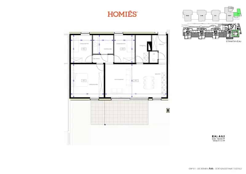Appartement 3 slaapkamers te koop Residentie Aak