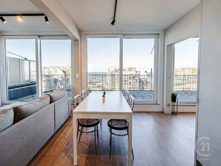 Penthouse te huur 2 slaapkamers Nieuwpoort Oostende