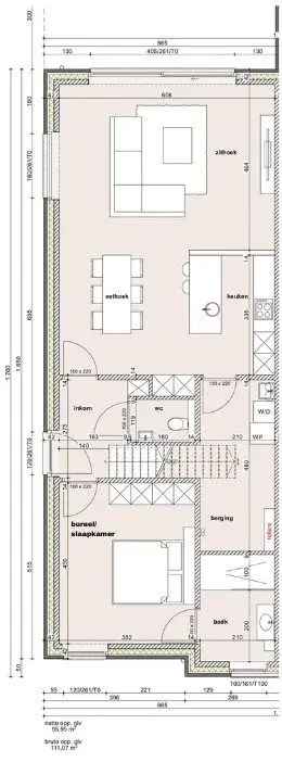 Nieuwbouwwoning in casco plus afwerking