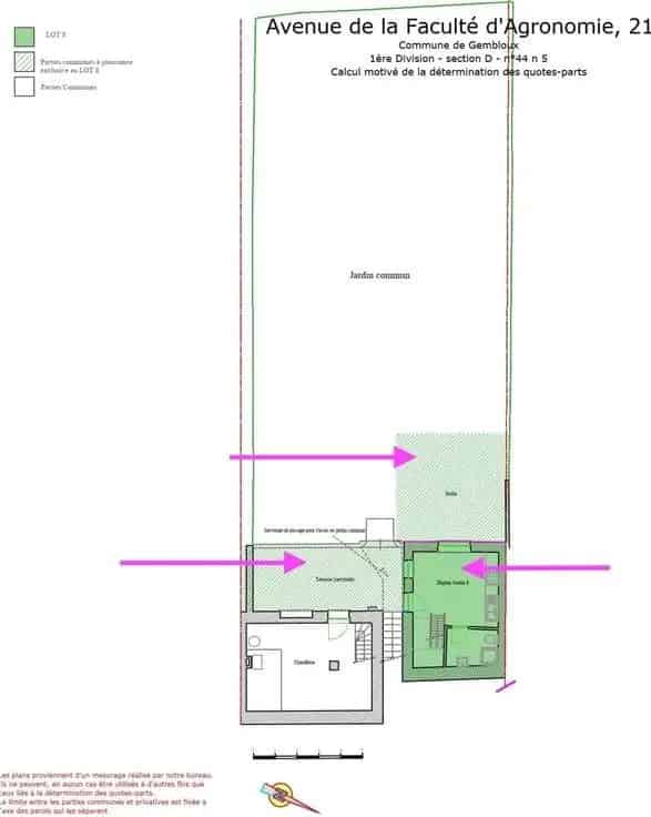 Appartement Gembloux 1 Chambre  Investissement Locatif Terrasse Jardin