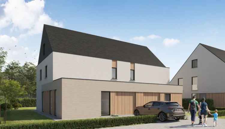 Tijdloze, halfopen woning