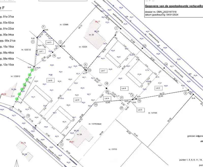 Bouwgrond Jachtlaan 848m2 Lot 7 Open Bebouwing