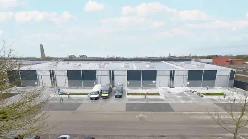 Magazijn te huur Diksmuide 268m² - Bedrijvenpark Diamant